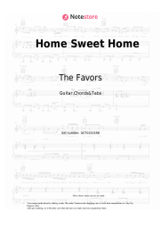 Sheet music, chords The Favors, FINNEAS, Ashe - Home Sweet Home