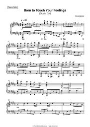 Sheet music, chords Scorpions - Born To Touch Your Feelings