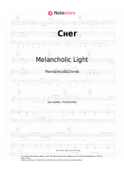 Sheet music, chords Melancholic Light - Снег