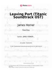 Sheet music, chords James Horner - Leaving Port (Titanic Soundtrack OST)