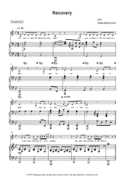 Sheet music, chords LP - Recovery