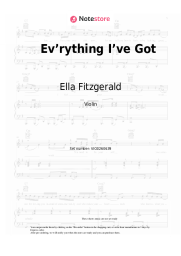 undefined Ella Fitzgerald - Ev’rything I’ve Got