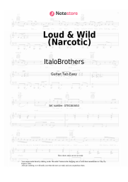 Sheet music, chords ItaloBrothers - Loud & Wild (Narcotic)