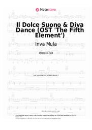 Sheet music, chords Inva Mula, Eric Serra - Il Dolce Suono & Diva Dance (OST 'The Fifth Element') 