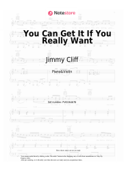 Sheet music, chords Jimmy Cliff - You Can Get It If You Really Want