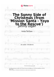 Sheet music, chords Johnny Logan - The Sunny Side of Christmas (from 'Mission Santa - Yoyo to the Rescue')