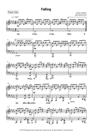 Sheet music, chords Trevor Daniel - Falling