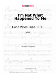 Sheet music, chords Good Vibes Tribe 11:11 - I'm Not What Happened To Me