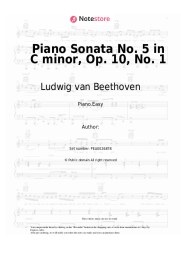 undefined Ludwig van Beethoven - Piano Sonata No. 5 in C minor, Op. 10, No. 1