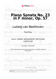 undefined Ludwig van Beethoven - Piano Sonata No. 23 in F minor, Op. 57