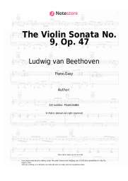 undefined Ludwig van Beethoven - The Violin Sonata No. 9, Op. 47