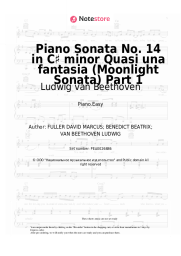 undefined Ludwig van Beethoven - Piano Sonata No. 14 in C♯ minor Quasi una fantasia (Moonlight Sonata) Part 1