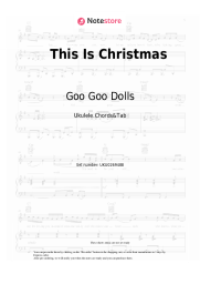 Sheet music, chords Goo Goo Dolls - This Is Christmas