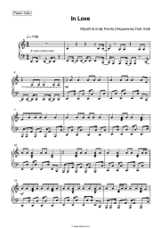 Sheet music, chords MiyaGi & Andy Panda (Endgame) - In Love (feat. Kadi)