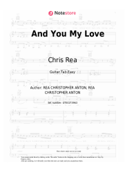undefined Chris Rea - And You My Love