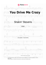 Sheet music, chords Shakin' Stevens - You Drive Me Crazy