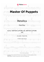 undefined Metallica - Master Of Puppets