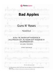 undefined Guns N' Roses - Bad Apples