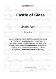 Sheet music, chords Linkin Park - Castle of Glass
