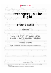 Sheet music, chords Frank Sinatra - Strangers In The Night