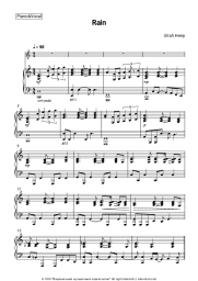 Sheet music, chords Uriah Heep - Rain