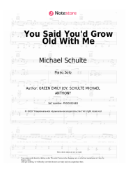 undefined Michael Schulte - You Said You'd Grow Old With Me