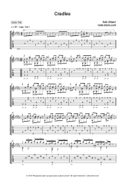 Sheet music, chords Sub Urban - Cradles