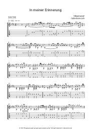 Sheet music, chords Silbermond - In meiner Erinnerung