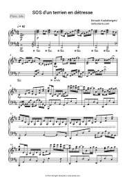 Sheet music, chords Dimash Kudaibergen - SOS d'un terrien en détresse