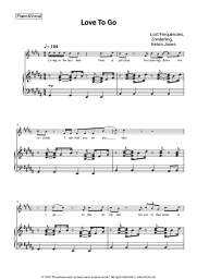 Sheet music, chords Lost Frequencies, Zonderling, Kelvin Jones - Love To Go