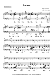 Sheet music, chords Mark Forster - Sowieso