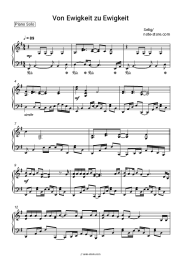 Sheet music, chords Selig - Von Ewigkeit zu Ewigkeit