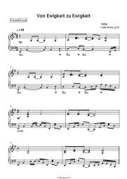 Sheet music, chords Selig - Von Ewigkeit zu Ewigkeit