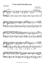 Sheet music, chords Suzi Quatro - If You Can't Give Me Love