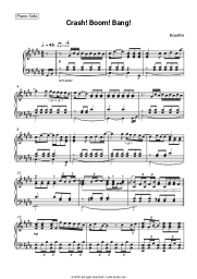 Sheet music, chords Roxette - Crash! Boom! Bang!