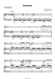 Sheet music, chords Die Toten Hosen - Kamikaze