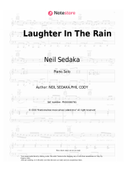 Sheet music, chords Neil Sedaka - Laughter In The Rain