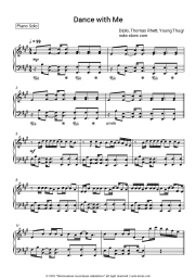 Sheet music, chords Diplo, Thomas Rhett, Young Thug - Dance with Me