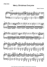 Sheet music, chords Shakin' Stevens - Merry Christmas Everyone