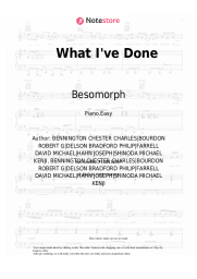 Sheet music, chords Besomorph, Behmer, Lunis - What I've Done