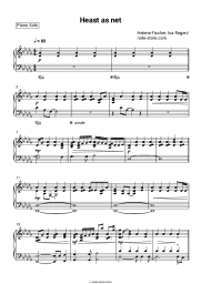 Sheet music, chords Helene Fischer, Ina Regen - Heast as net