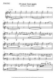 undefined Lady Gaga - I'll Never Love Again