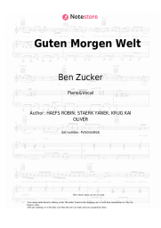 Sheet music, chords Ben Zucker - Guten Morgen Welt