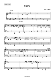 Sheet music, chords Boz Scaggs - Sierra