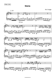 Sheet music, chords Boz Scaggs - Sierra