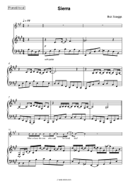 Sheet music, chords Boz Scaggs - Sierra