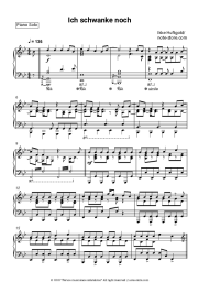 Sheet music, chords Ikke Huftgold - Ich schwanke noch