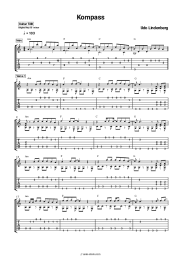 Sheet music, chords Udo Lindenberg - Kompass