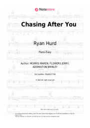 Sheet music, chords Ryan Hurd, Maren Morris - Chasing After You
