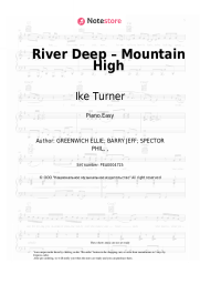 Sheet music, chords Ike Turner, Tina Turner - River Deep – Mountain High
